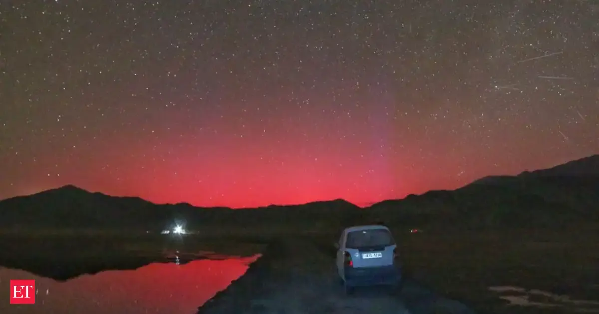 Why has the blood-red night sky over Ladakh's Hanle village left the internet stunned? Explained