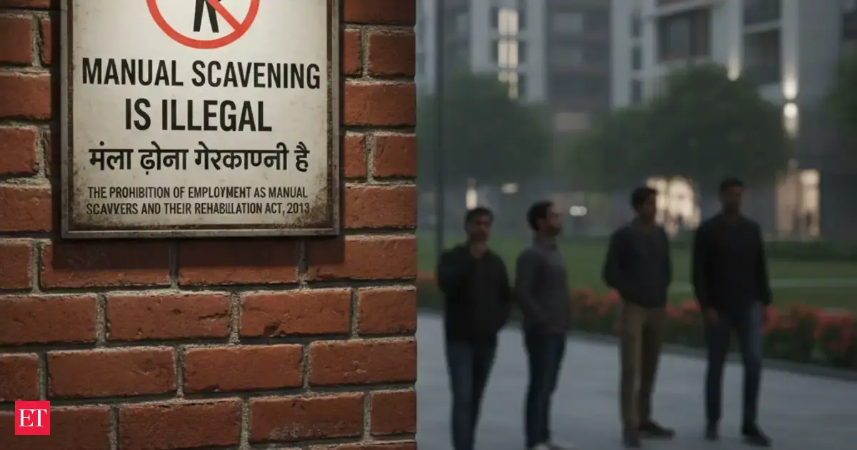 Manual scavenging persists despite legal ban: Economic Survey