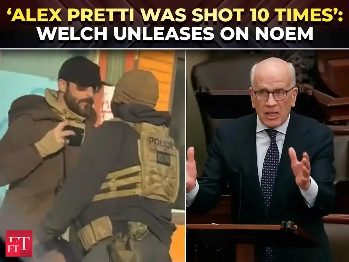 ‘Alex Pretti was shot 10 times’: Sen Welch berates Noem over ‘unacceptable’ Minneapolis ICE shooting