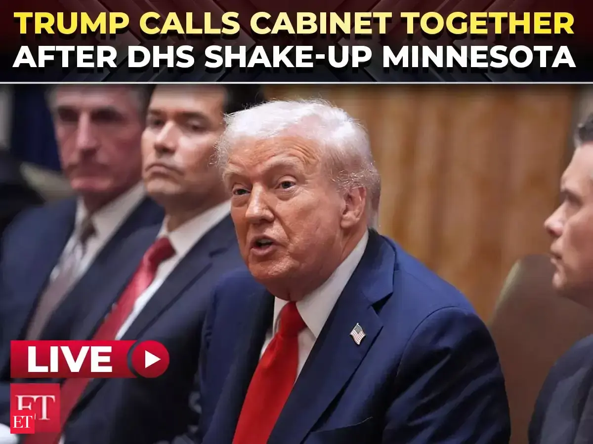 LIVE NOW: Trump holds cabinet meeting amid Minneapolis 'Operation Metro Surge', internal turmoil