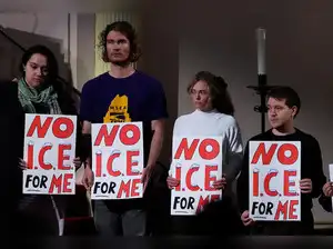 Protesters call for nationwide strike against Donald Trump's immigration policies