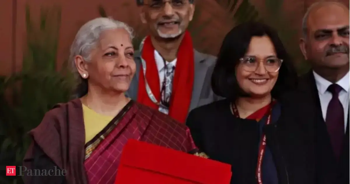 Union Budget 2026: Finance Minister Nirmala Sitharaman steals the show in magenta coloured Kanjeevaram saree