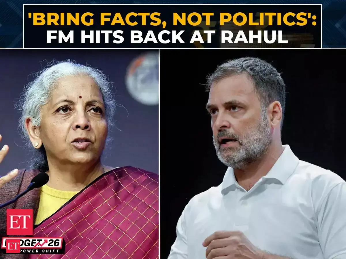 'What course correction...': FM Sitharaman's sharp reply to LoP Rahul Gandhi over Budget criticism