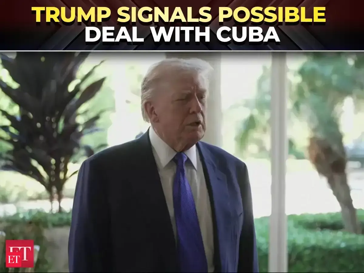 'Cuba's a failing nation...': Trump indicates talks underway for deal with Cuba