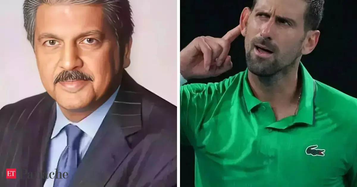 Why Anand Mahindra chose Novak Djokovic for his inspiration despite the tennis legend losing the Australian Open final