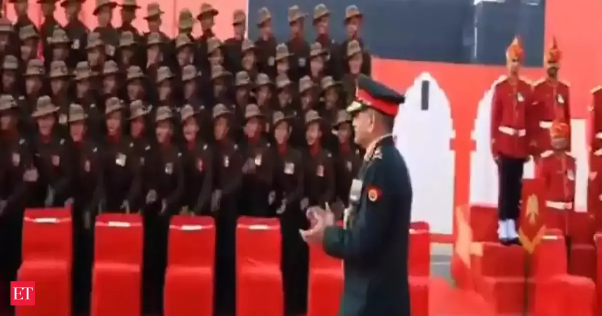 Viral video: Army Chief General Dwivedi grooves to iconic regimental song ‘Badlu Ram Ka Badan’ with Assam regiment soldiers and the internet is loving it