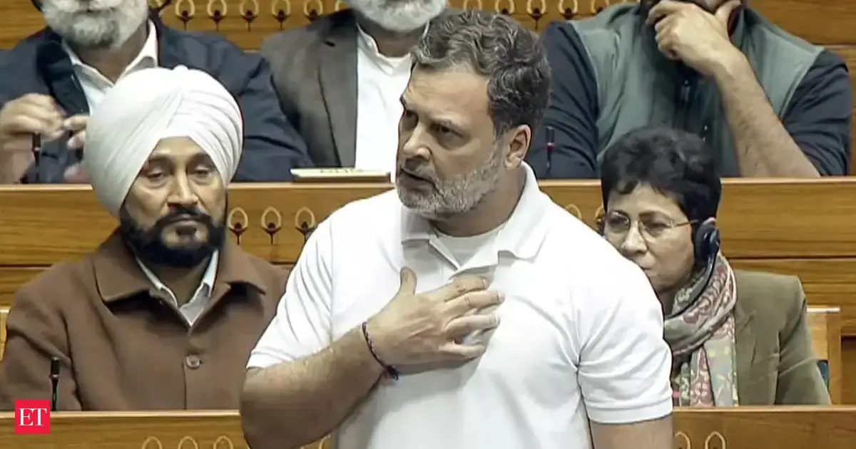 'Violates convention': Rahul Gandhi writes to Om Birla, alleges he was stopped from speaking in Lok Sabha