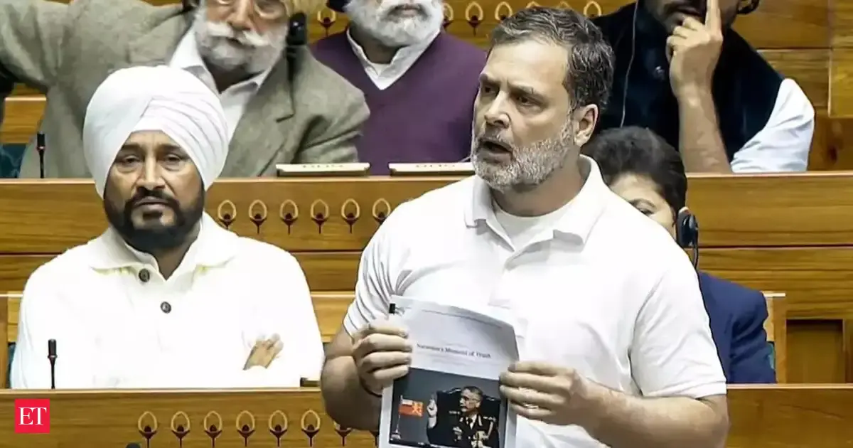 Eight Congress MPs suspended from Lok Sabha as dispute over Rahul Gandhi quoting ex-Army chief escalates