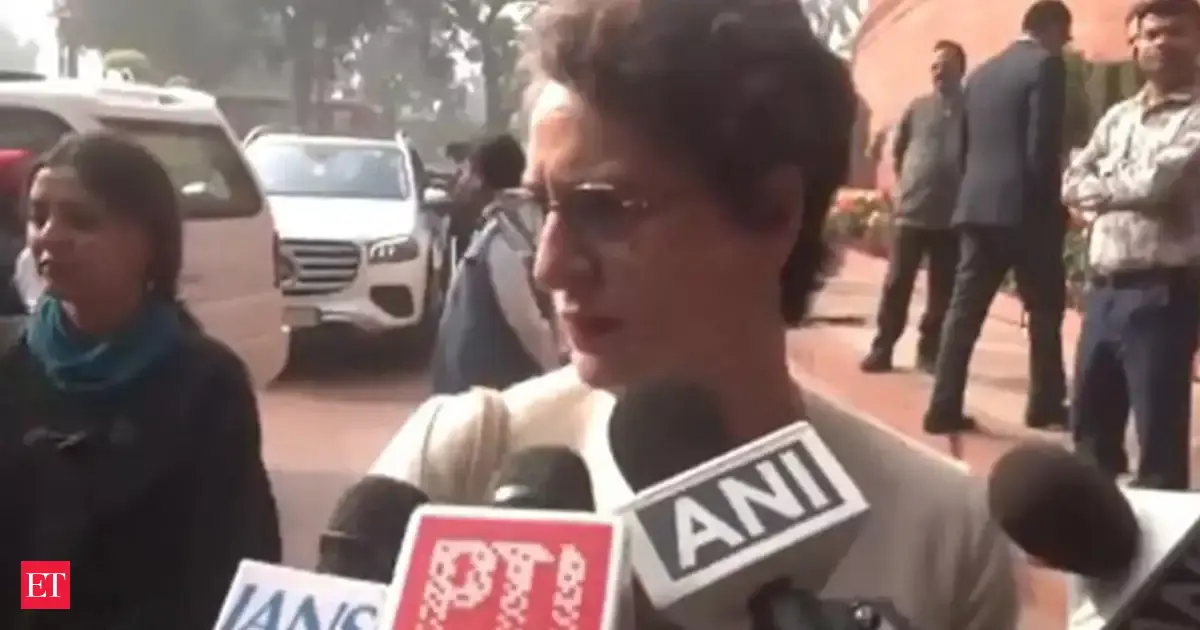 'Parliament is temple of democracy, why fear debate?': Priyanka Gandhi