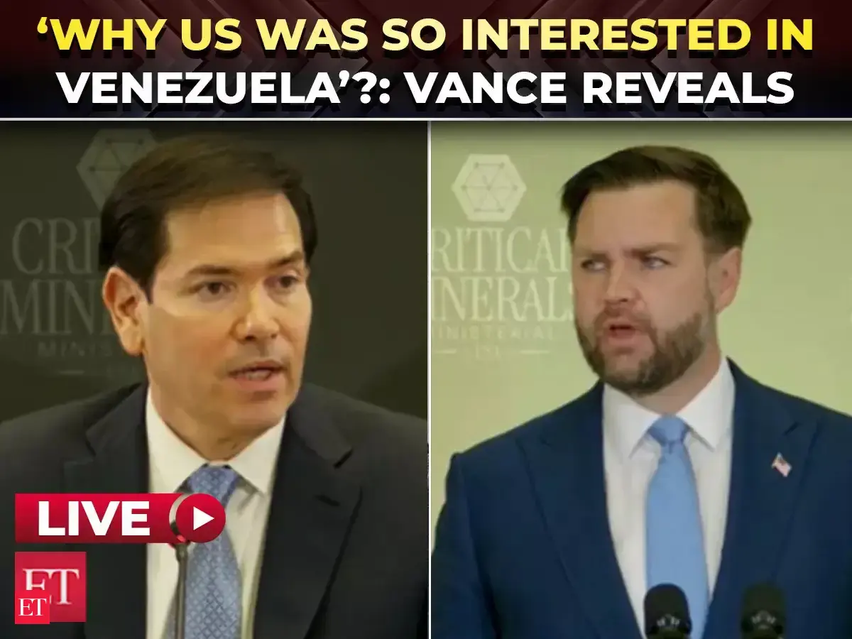 LIVE | ‘Why US was so interested in Venezuela’?: Vance, Rubio answer |Critical Minerals Ministerial