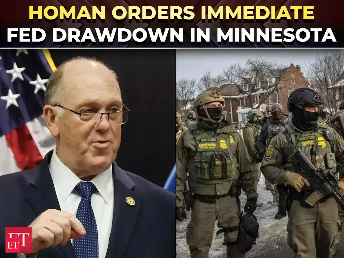‘We’re not surrendering but...': Tom Homan announces withdrawal of 700 fed agents from Minnesota