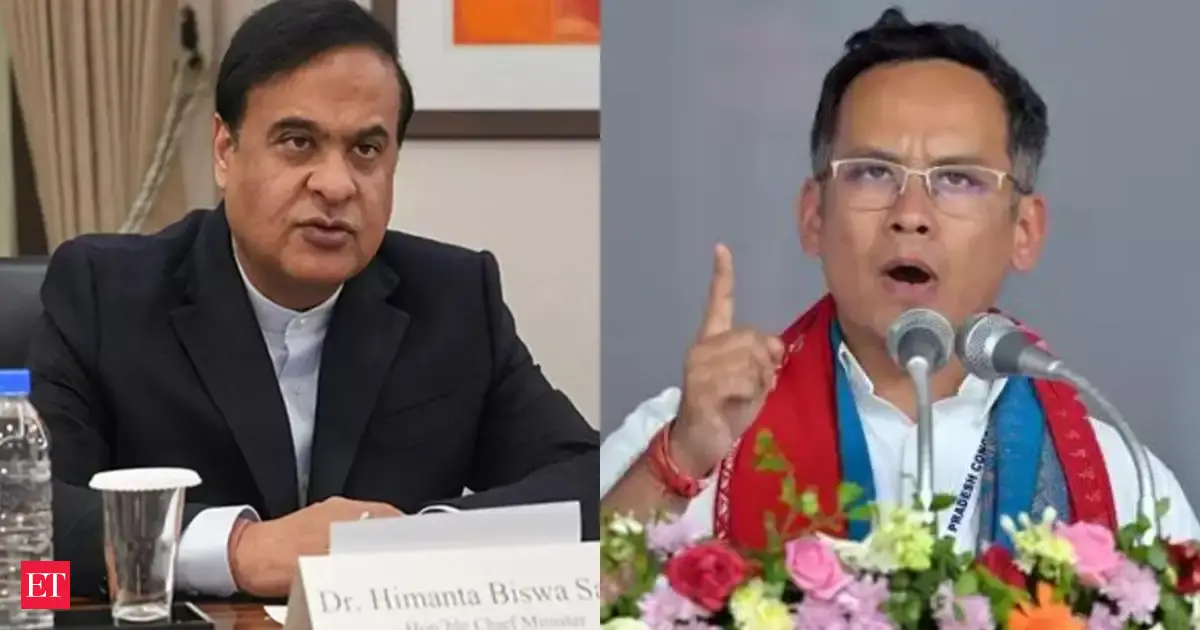 Himanta family occupies 12,000 bighas of land across Assam, alleges Gaurav Gogoi; Sarma to file defamation case