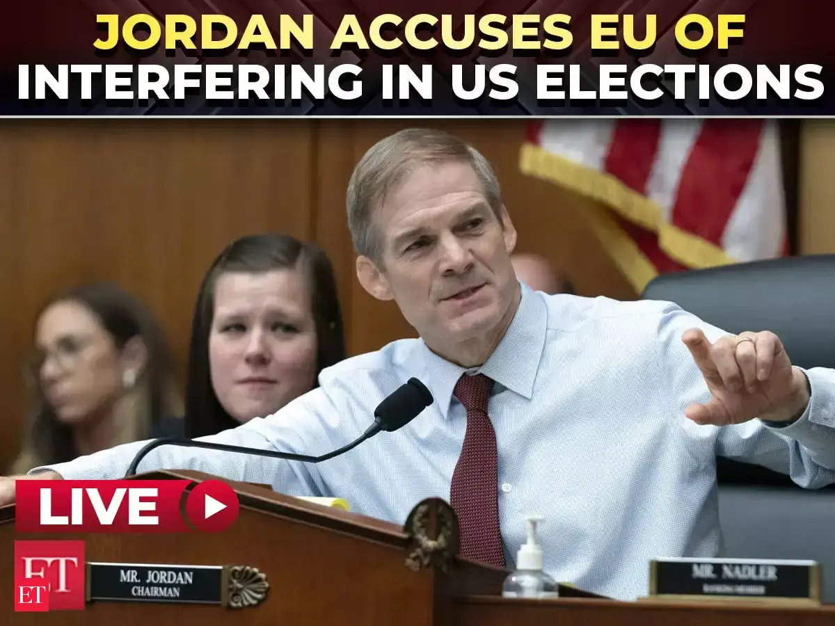 LIVE | 'Foreign Interference!': Jim Jordan slams European Union for trying to meddle in US elections