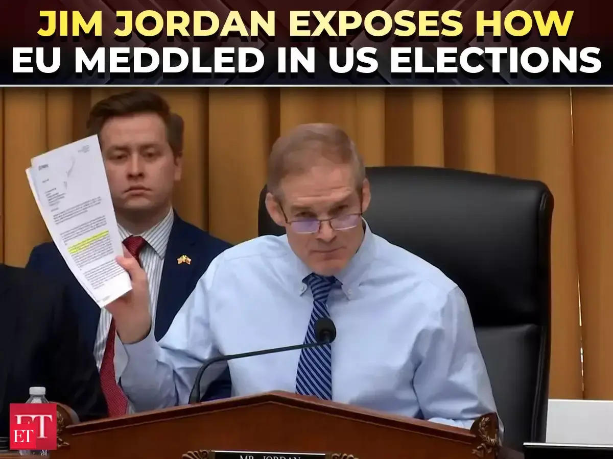 ‘EU meddled in US elections’: Jim Jordan drops bombshell at explosive House hearing