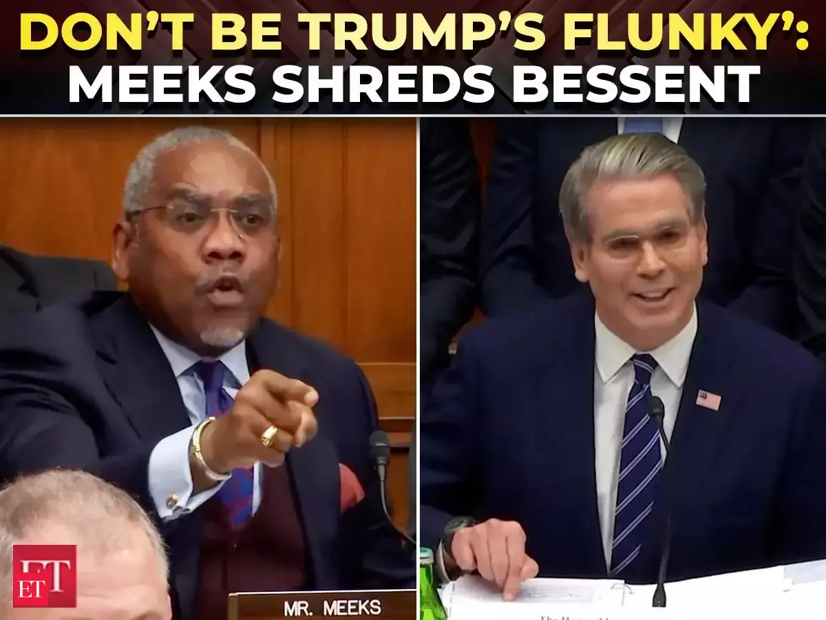 ‘Don’t be Prez’s F**KING FLUNKY’: Meeks unleashes on Bessent over investment in Trump’s Crypto firm