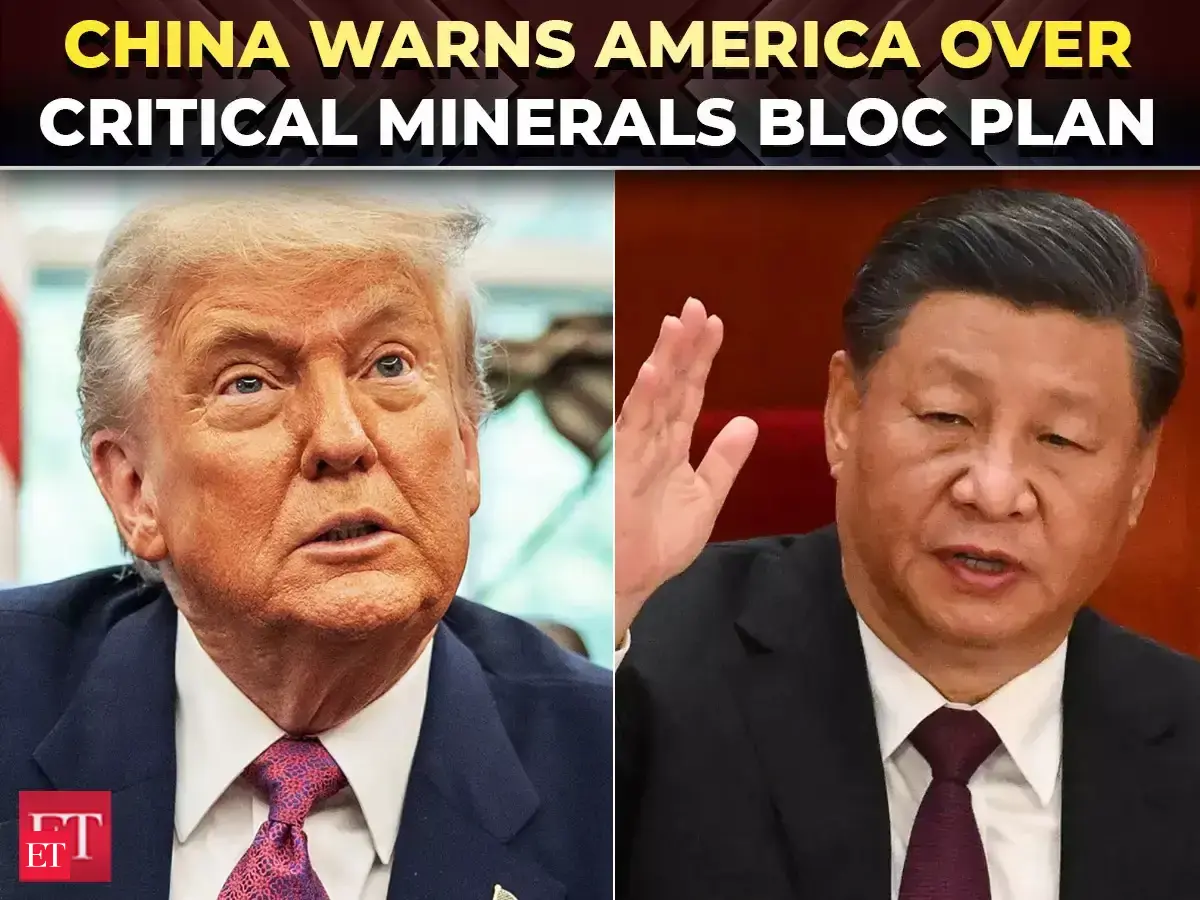 'Don't undermine global trade order': China erupts over US push for critical minerals bloc - The Economic Times Video | ET Now