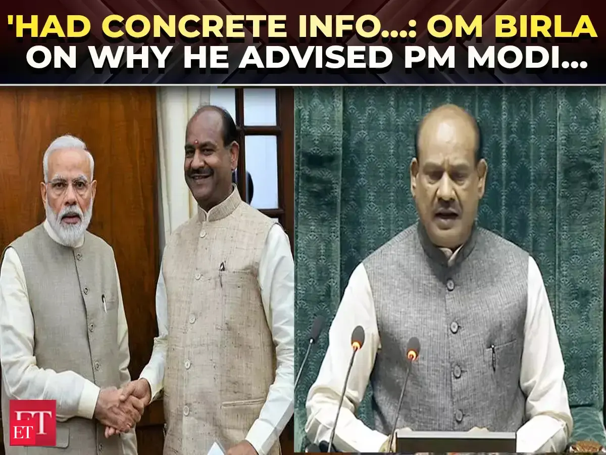 'Black spot...' | ‘Any mishap could have happened’: Om Birla says he advised PM Modi not to come to House