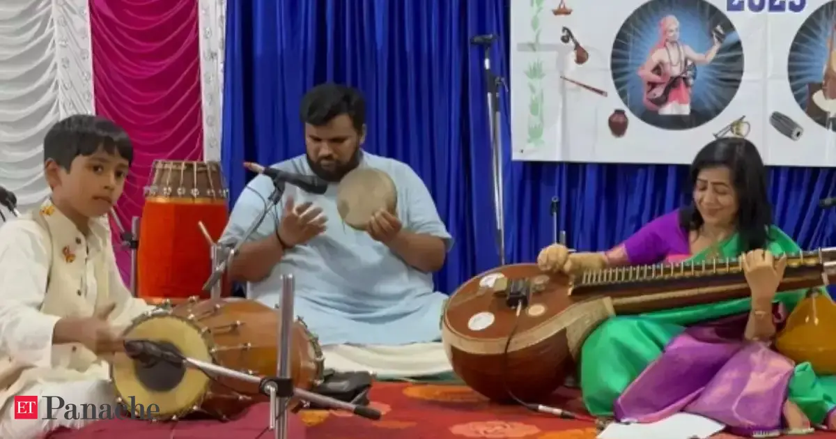 Zerodha founder Nithin Kamath’s son Kiaan performs on stage, keeps Carnatic music alive in the family. Grandmother Revathi Kamath shares touching memory