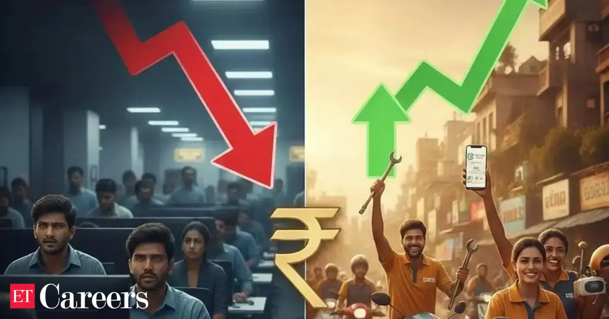 AI Job Apocalypse: Plumbers Now Outearn Entry-Level Techies in India