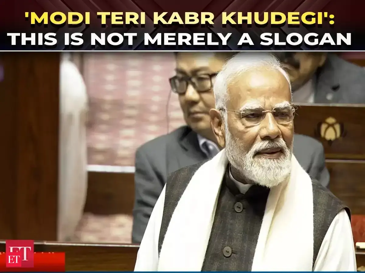 'Modi teri kabr khudegi': PM Modi accuses Cong of masking hate behind 'Mohabbat ki dukaan' - The Economic Times Video | ET Now