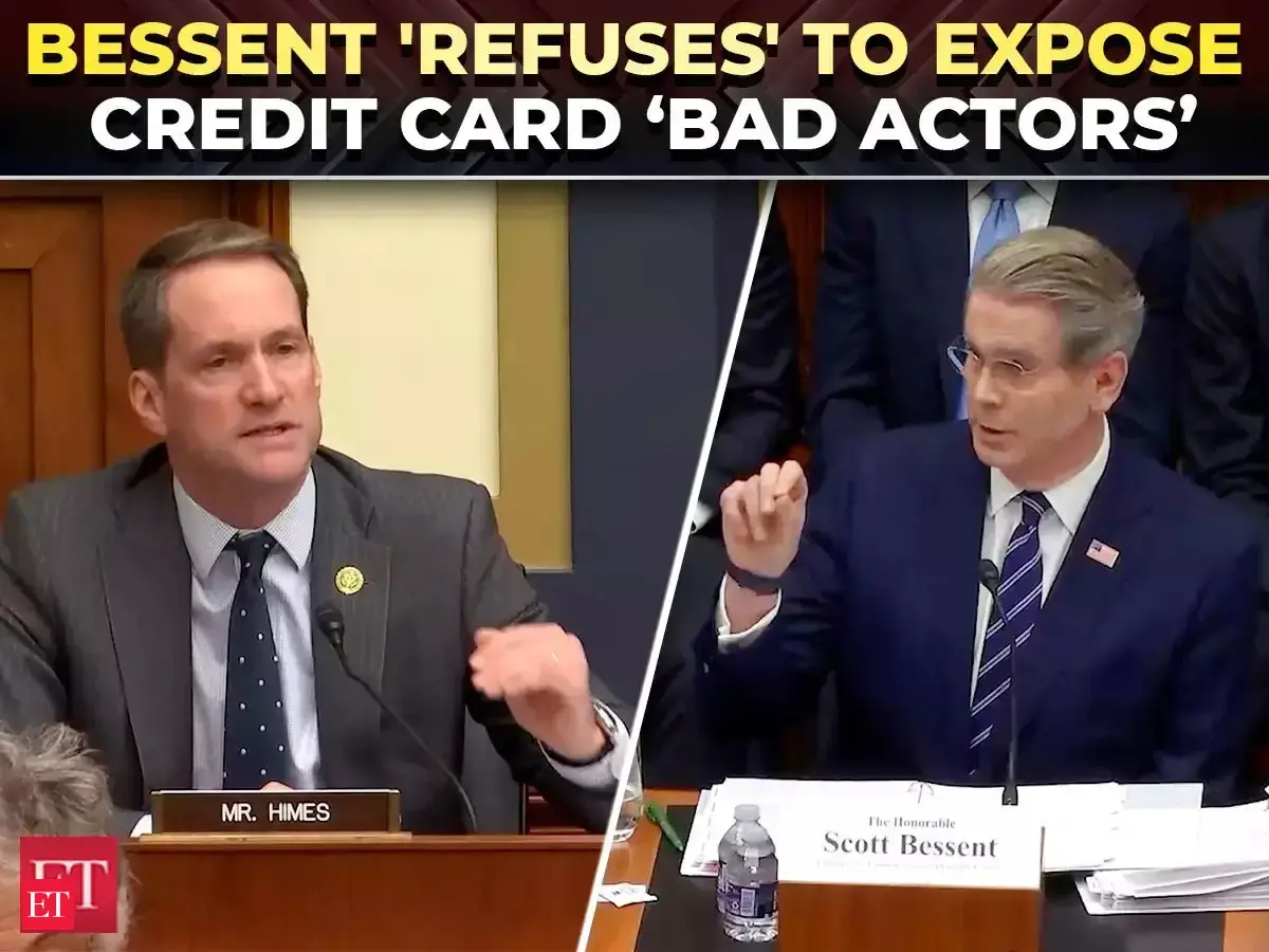 'You won't name them?’: Rep Himes puts Scott Bessent on the spot over Credit Card ‘Bad Actors’ names
