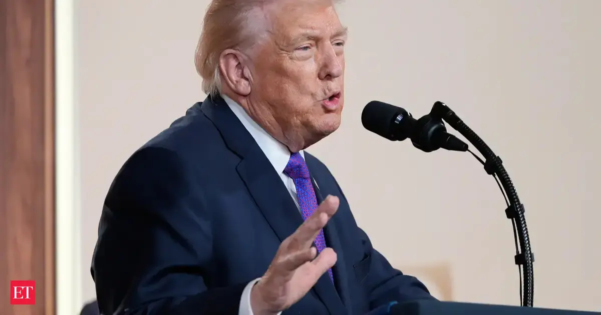 Trump claims again that he stopped war between India, Pakistan  m.economictimes.com