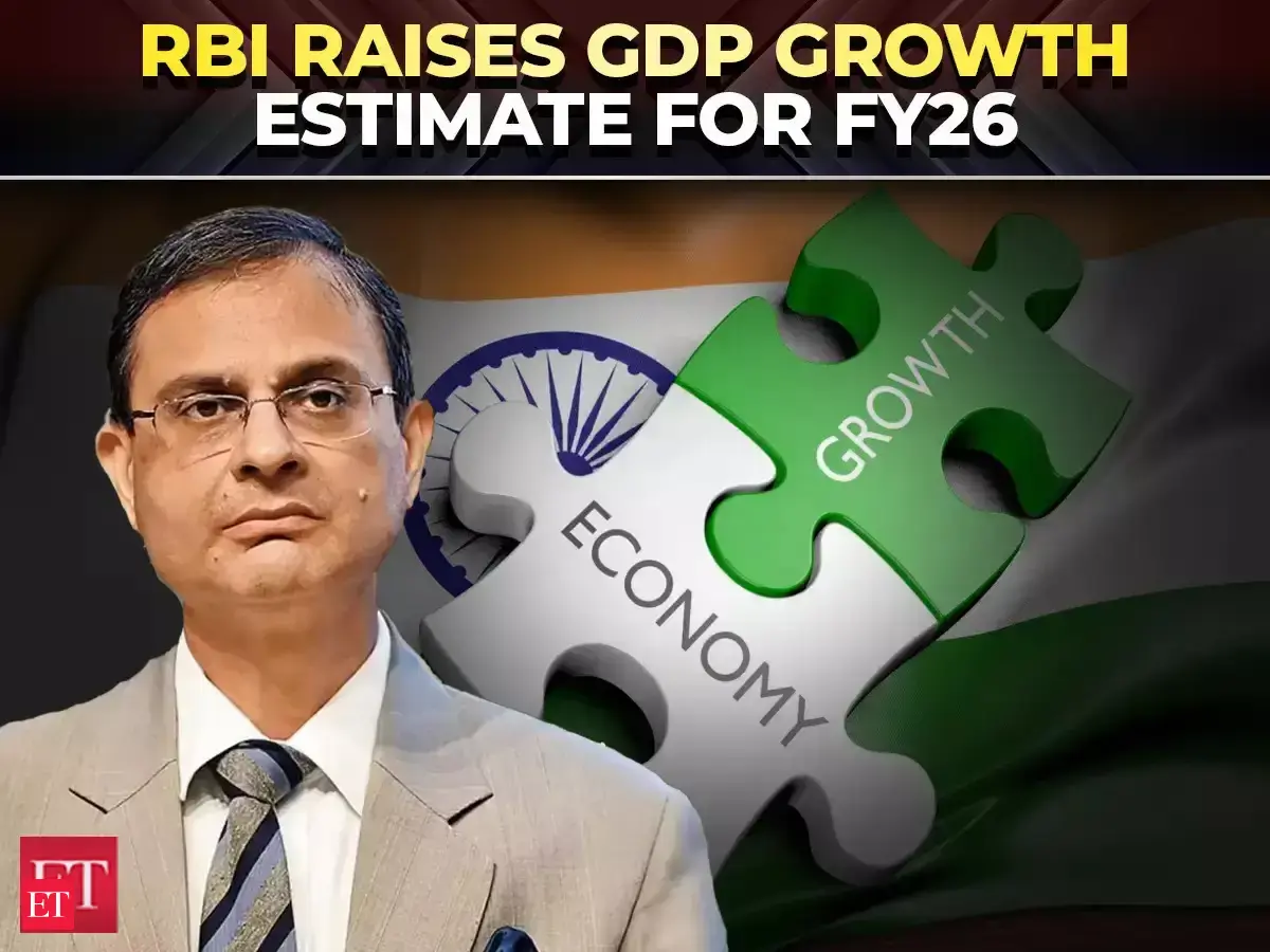 RBI raises GDP growth estimate for FY26, upgrades early FY27 outlook - The Economic Times Video | ET Now