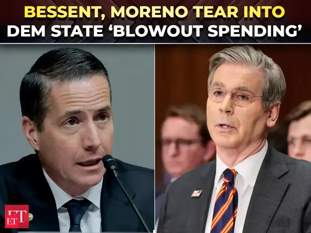 'It led to mass unfiltered immigration!': Bessent, Moreno blast 'blowout spending' in Dem-led states