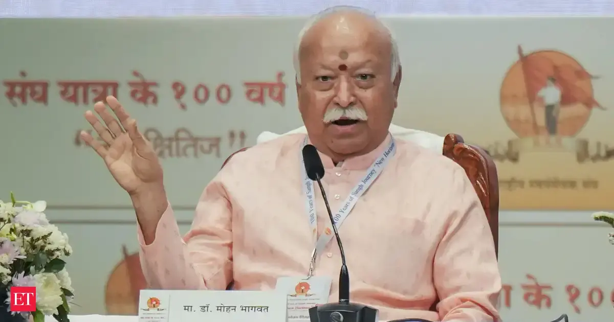 Partition took place because 'Hindu bhav' was forgotten: RSS chief Mohan Bhagwat