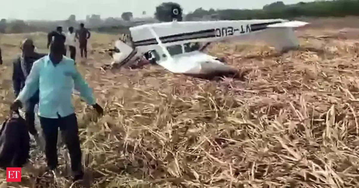 Govt says 50-year-old trainer aircraft crashed due to inadequate fuel near Belagavi airport