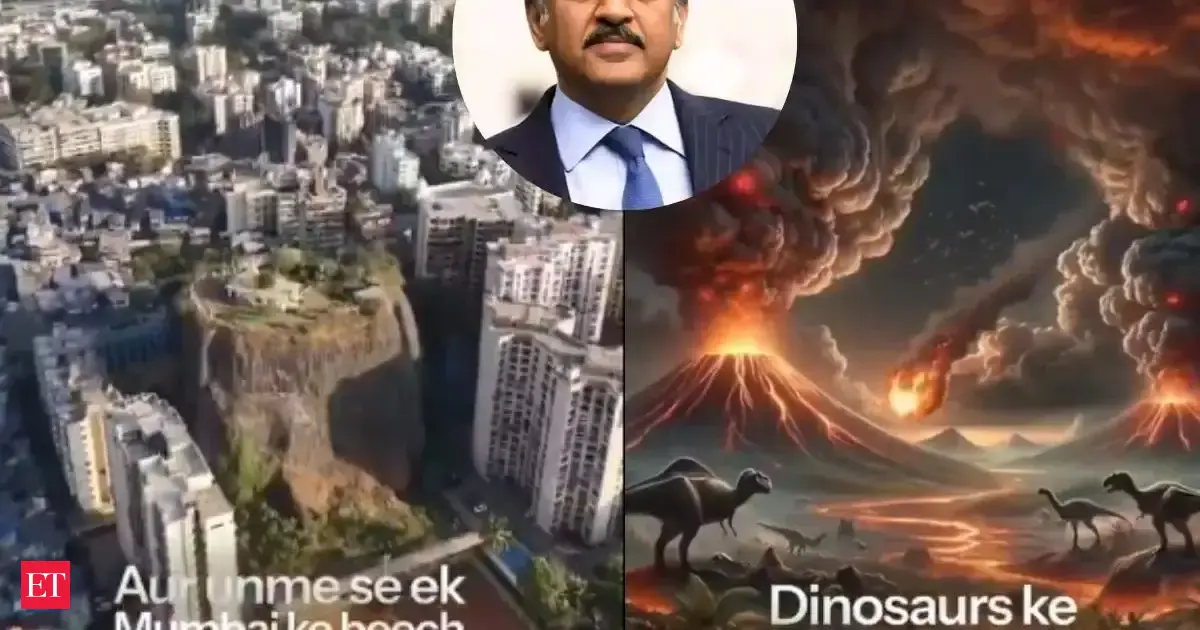 Anand Mahindra spots a rare dinosaur-era rock in the middle of Mumbai in Andheri, found only in the US and Ireland