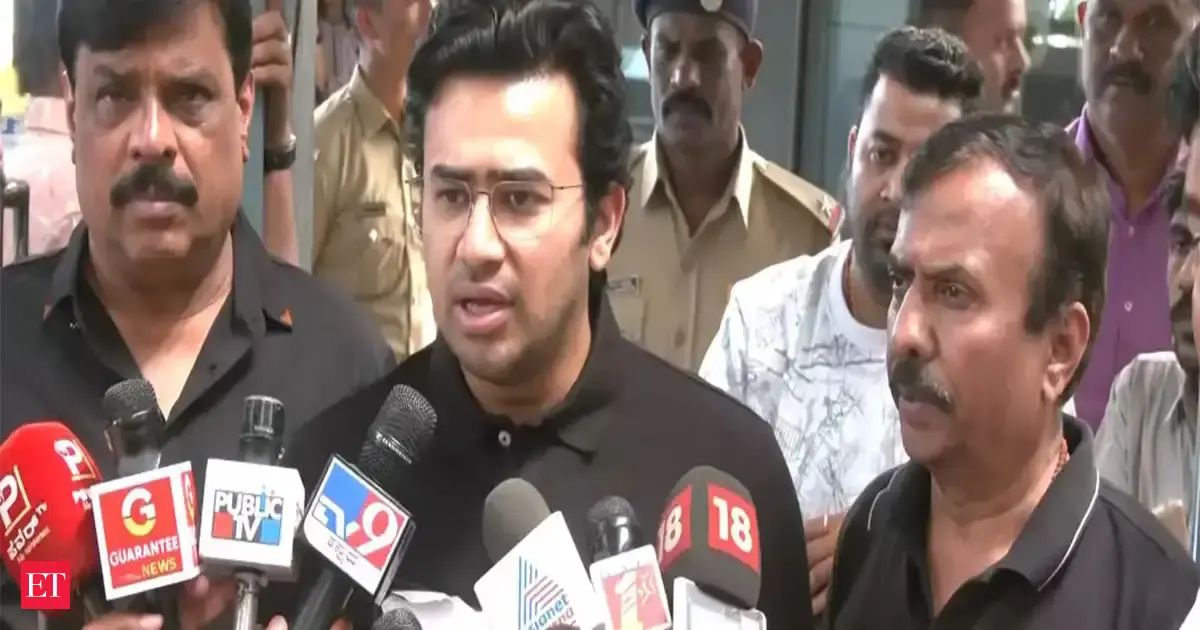 Tejasvi Surya detained at protest demanding affordable transport