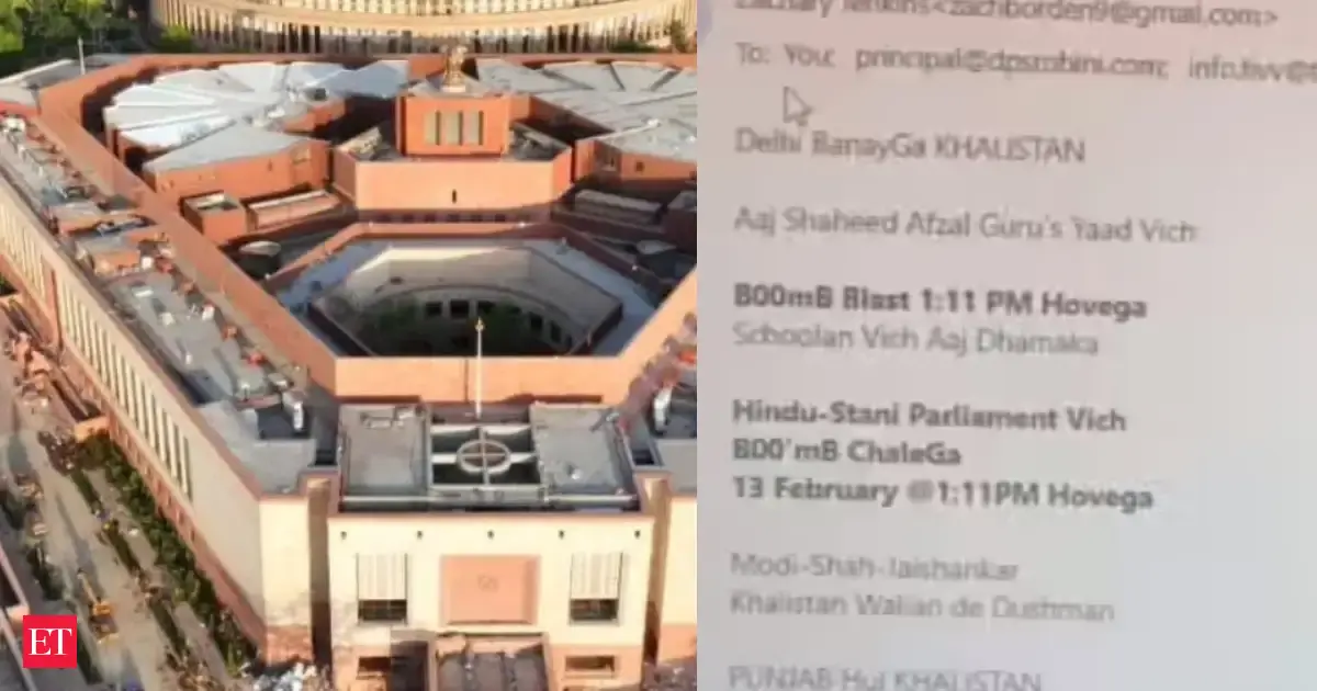 ‘Delhi will become Khalistan’: Threat mail warns of bomb blast in parliament; Calls Modi, Shah and Jaishankar ‘dushman’