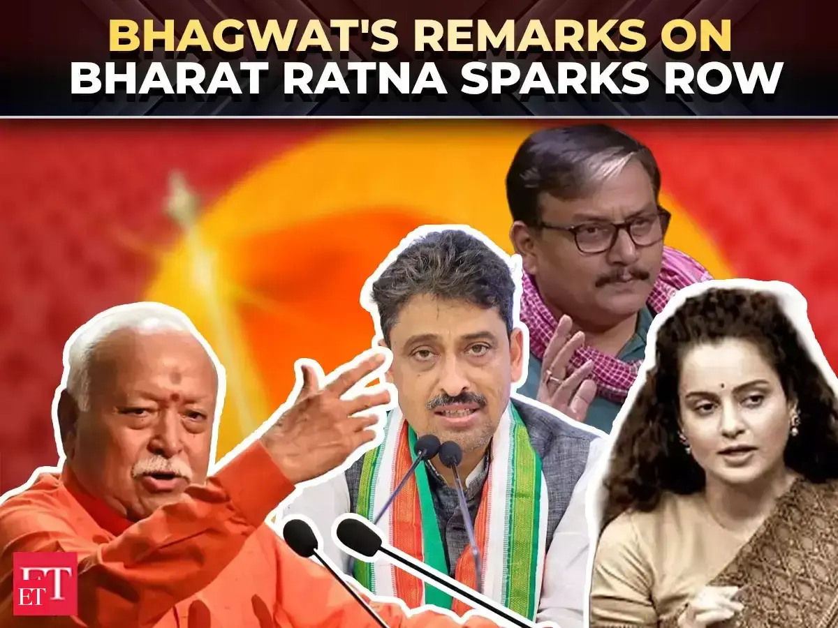 &lsquo;Bharat Ratna prestige will increase&rsquo;: Bhagwat remarks sparks opposition fire