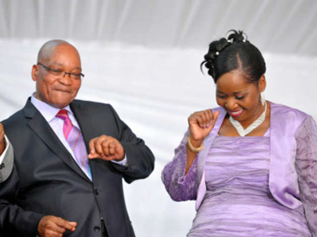 President Jacob Zuma and his fiance Ms Bongi Ngema