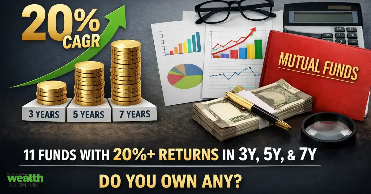 11 equity mutual funds offer over 20% CAGR in three, five, and seven year horizons. Do you own any?