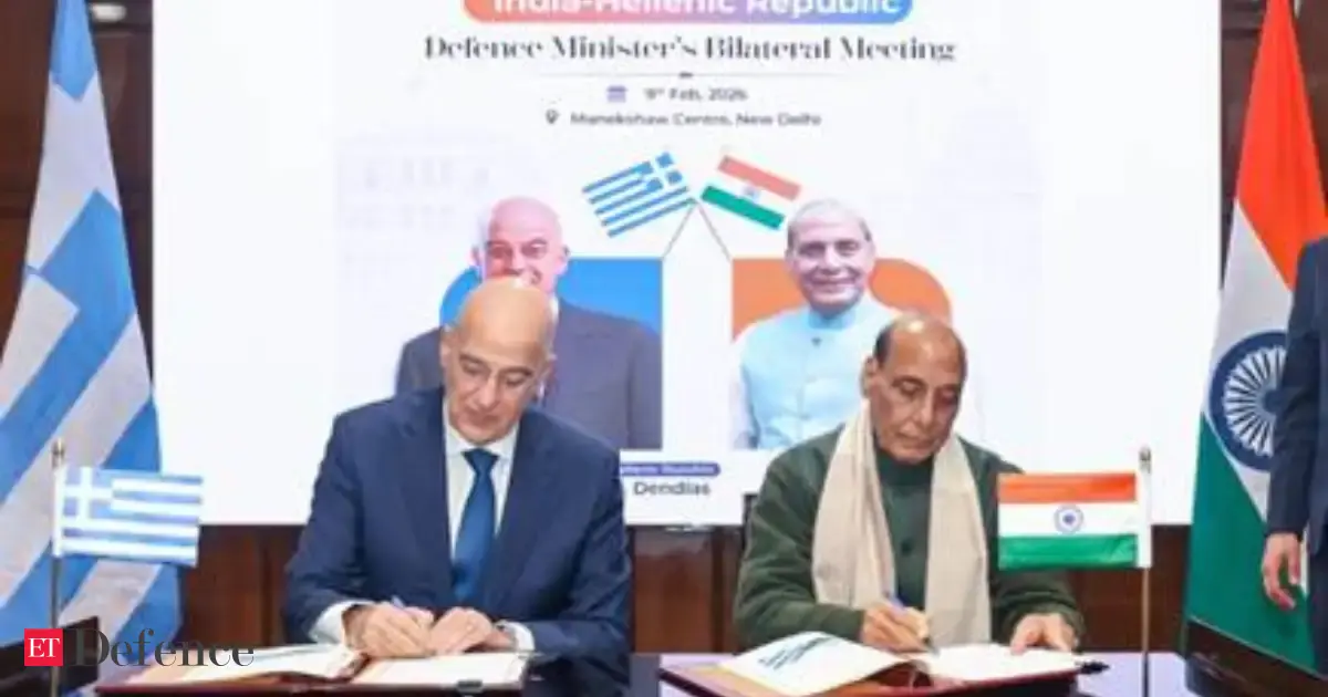 India, Greece sign Joint Declaration of Intent to boost defence industrial cooperation