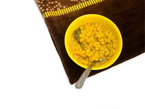 Cholar Dal with Narkel (Bengal Gram with Coconut)