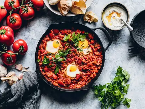 One-Pan Spicy Shakshuka with Feta