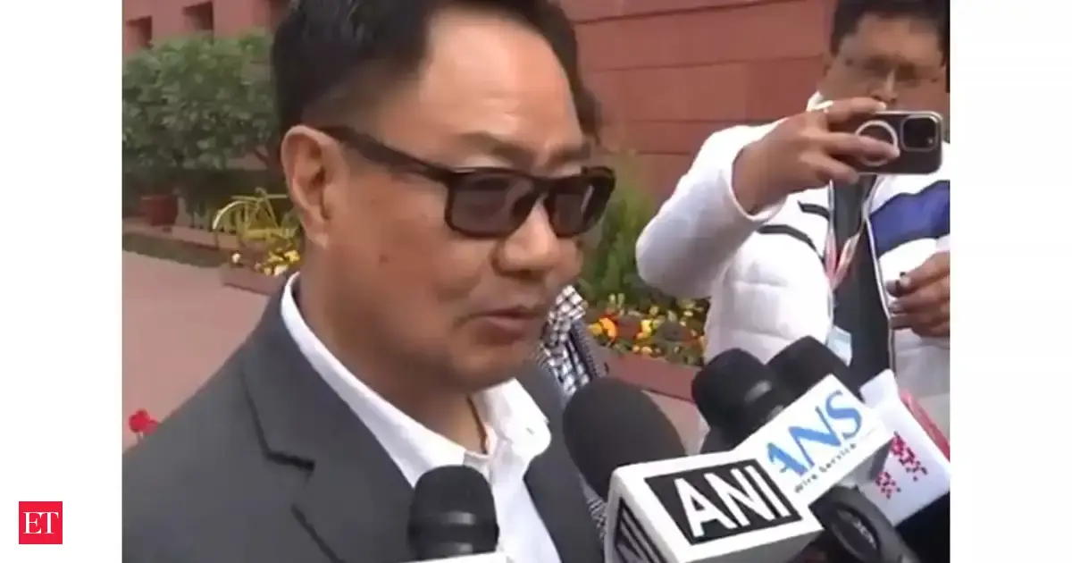 Congress MPs abused Lok Sabha Speaker Om Birla, says ‘he is hurt’: Kiren Rijiju