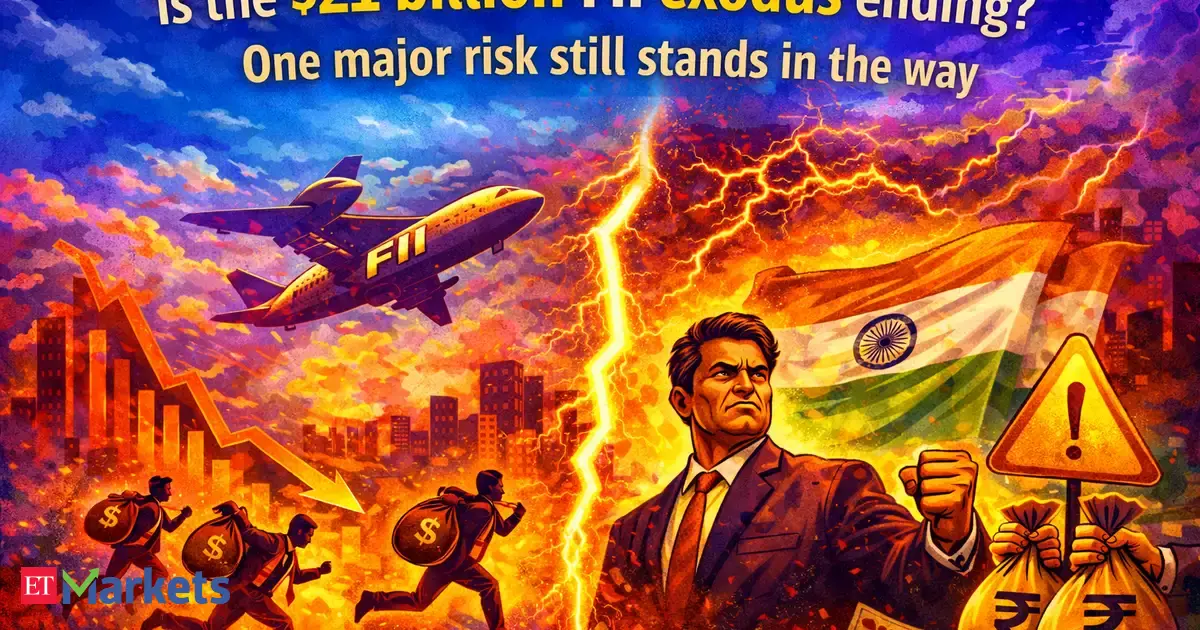 Is the  billion FII exodus ending? One major risk still stands in the way