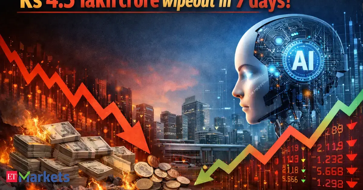 Rs 6 lakh crore wipeout in 8 days! Is AI rewriting the rules for $250 billion Indian IT industry?