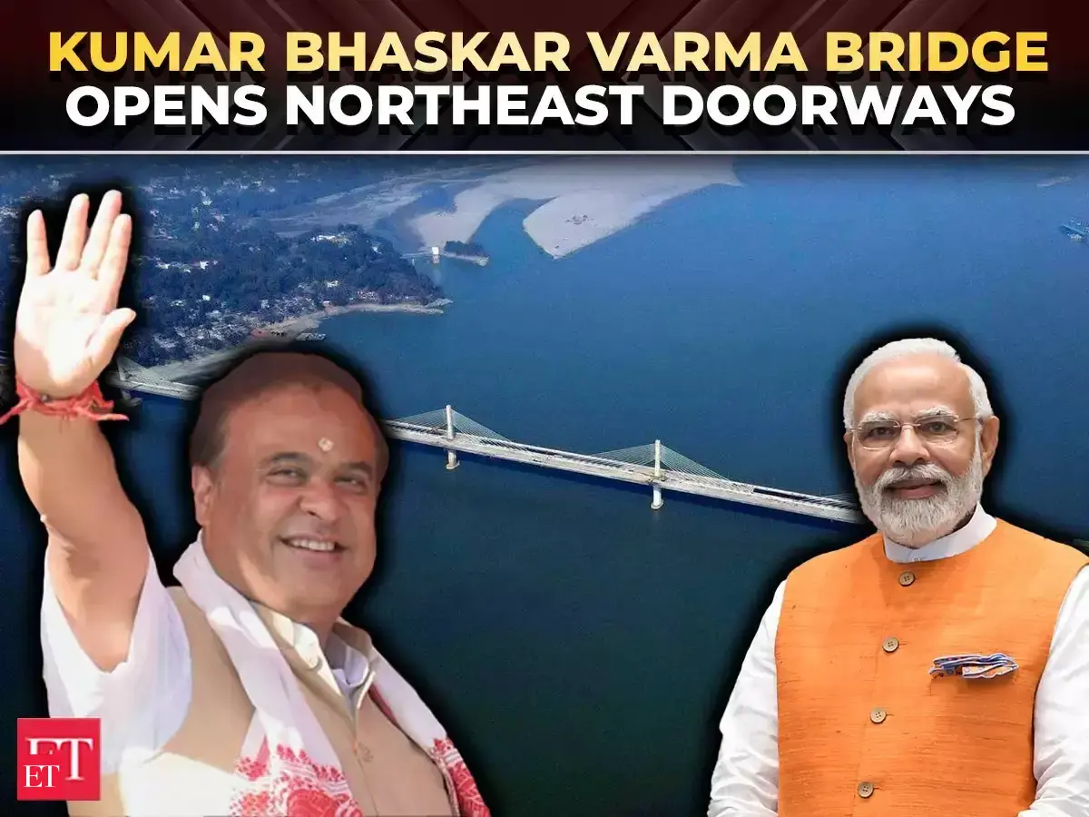 PM Modi to open 1.24-km, six-lane bridge over Brahmaputra in Guwahati
