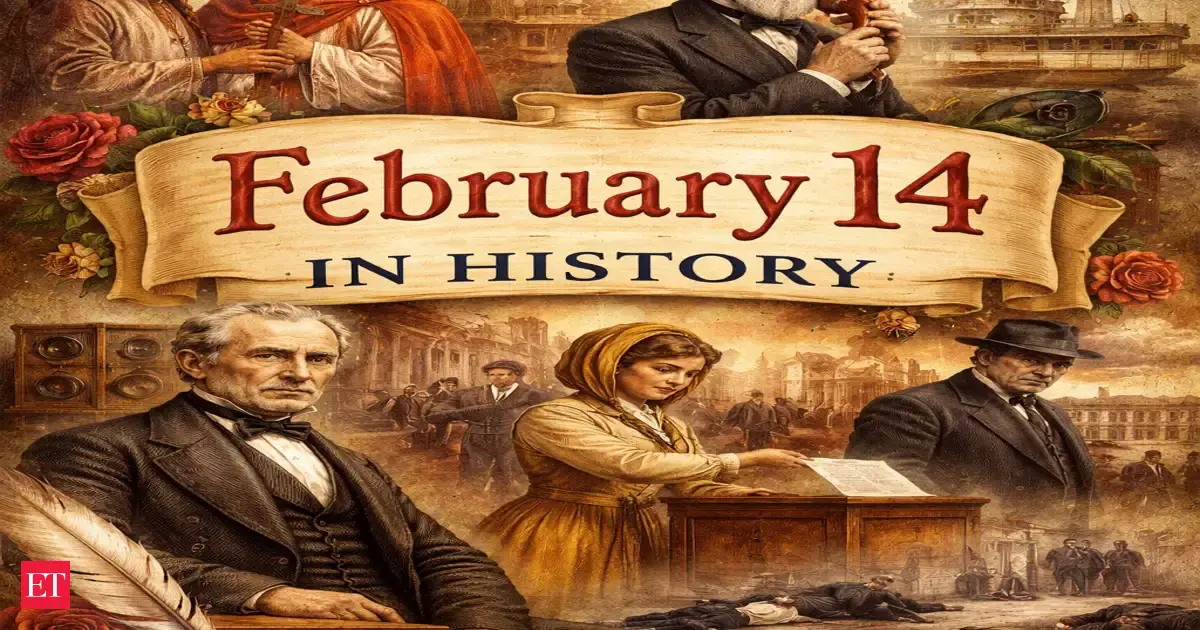 Today in history, February 14: From ancient legends to modern turning points