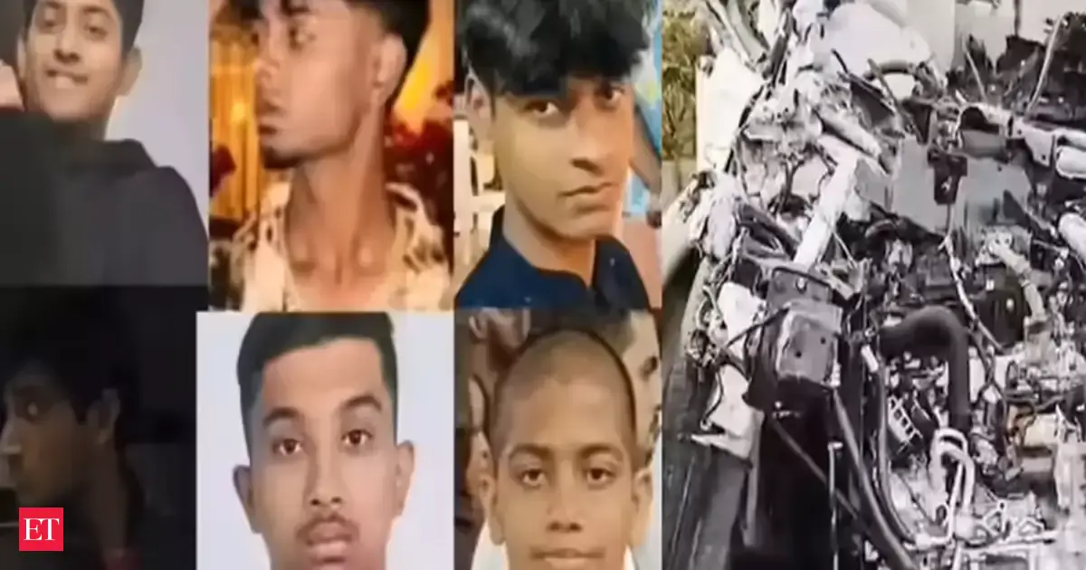 Bengaluru multi-vehicle accident: 6 students out for joyride die on spot after SUV at 150–160 kmph rams biker, rips through truck in Hoskote crash