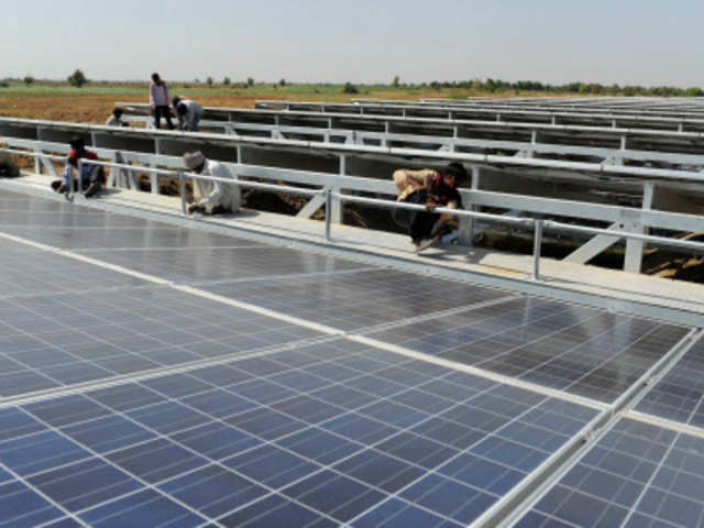 Country's first 1MW canal-top solar power plant 