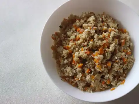 Vegetable-Loaded Daliya Upma