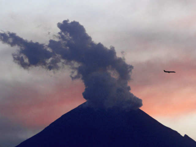 Popocatepetl volcano releases ash