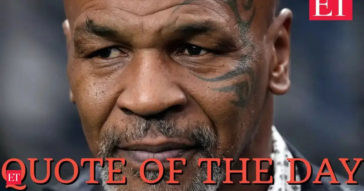 Quote of the Day by Mike Tyson: ‘Everyone has a plan till they get…’