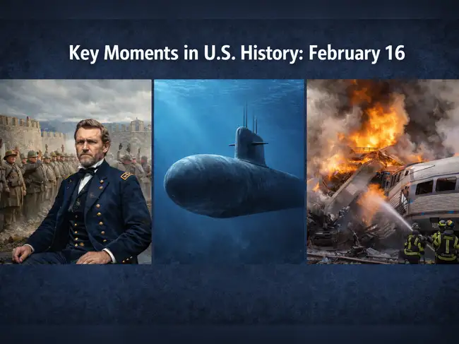 Today in US history on February 16: Grant’s victory, USS Triton voyage ...